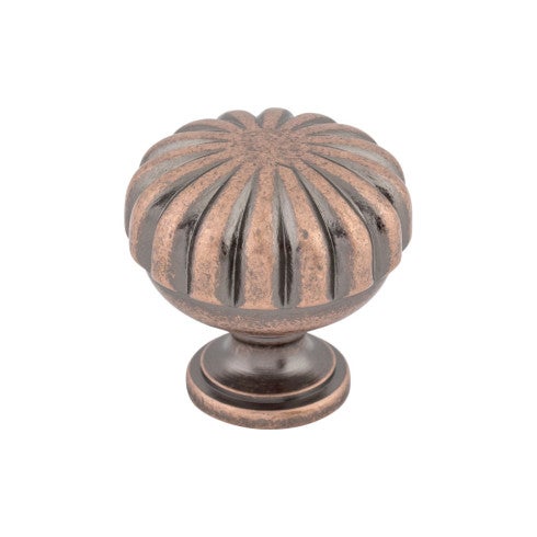Top Knobs Melon Knob 1 1/4" in Antique Copper