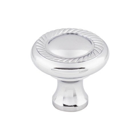 Top Knobs Swirl Cut Knob 1 1/4" in Polished Chrome