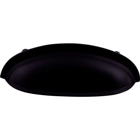Top Knobs Somerset Cup Pull 3" c-c in Flat Black