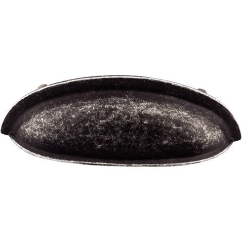 Top Knobs Somerset Cup Pull 3" c-c in Black Iron