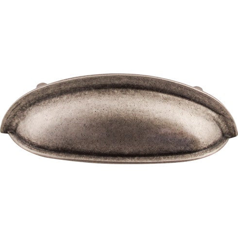 Top Knobs Somerset Cup Pull 3" c-c in Pewter Antique