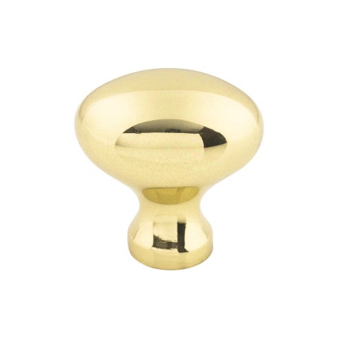 Top Knobs Egg Knob 1 1/4" in Polished Brass