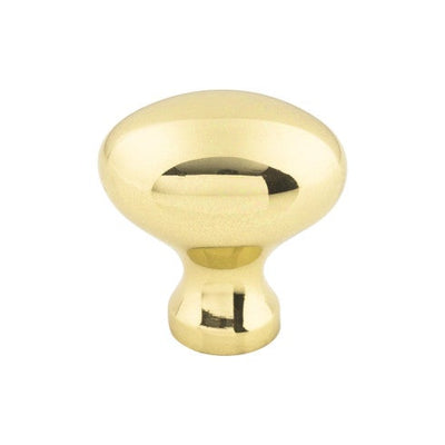Top Knobs Egg Knob 1 1/4" in Polished Brass