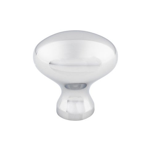 Top Knobs Egg Knob 1 1/4" in Polished Chrome