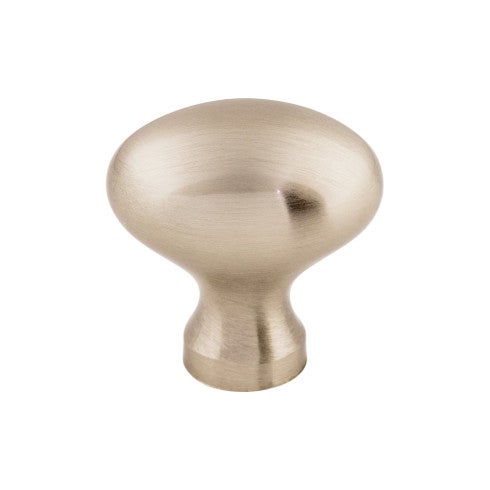 Top Knobs Egg Knob 1 1/4" in Brushed Satin Nickel