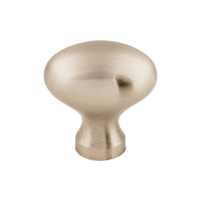 Top Knobs Egg Knob 1 1/4" in Brushed Satin Nickel