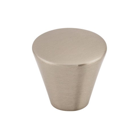 Top Knobs Cone Knob 1 1/16" in Brushed Satin Nickel