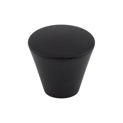 Top Knobs Cone Knob 1 1/16" in Flat Black