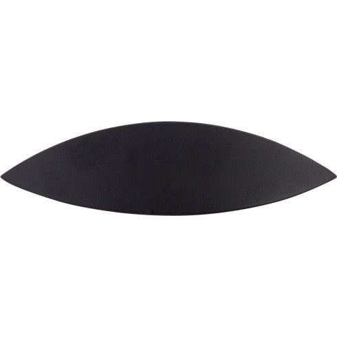 Top Knobs Eyebrow Cup Pull 2 1/2" c-c in Flat Black