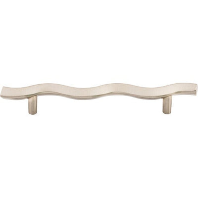 Top Knobs Wave Pull 5 1/16" c-c in Brushed Satin Nickel