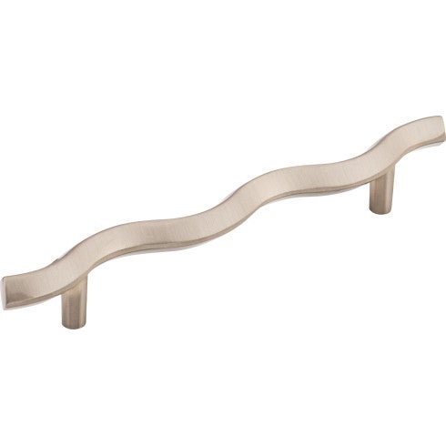 Top Knobs Wave Pull 5 1/16" c-c in Brushed Satin Nickel
