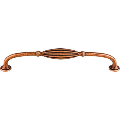 Top Knobs Tuscany D Pull 8 13/16" c-c in Old English Copper