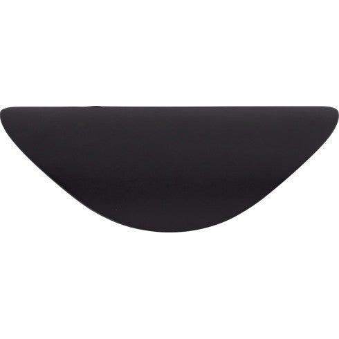 Top Knobs Nouveau Cup Pull 1 1/4" c-c in Flat Black