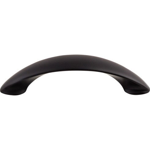 Top Knobs New Haven Pull 3 3/4" c-c in Flat Black