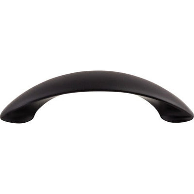 Top Knobs New Haven Pull 3 3/4" c-c in Flat Black