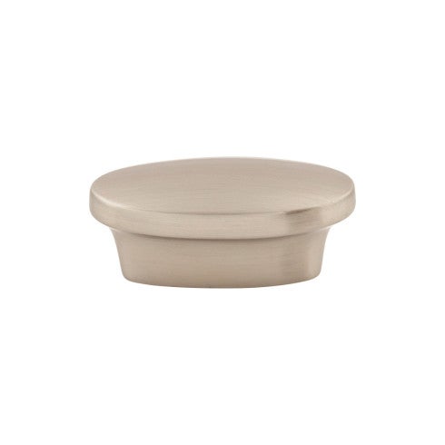 Top Knobs Oval Pull 5/8" c-c in Brushed Satin Nickel