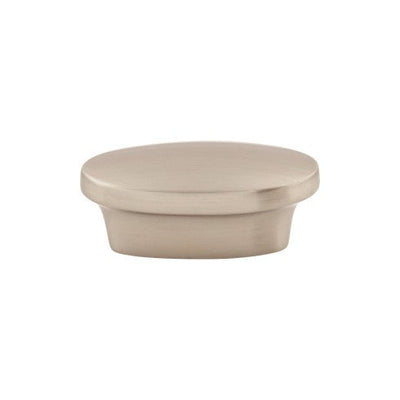 Top Knobs Oval Pull 5/8" c-c in Brushed Satin Nickel