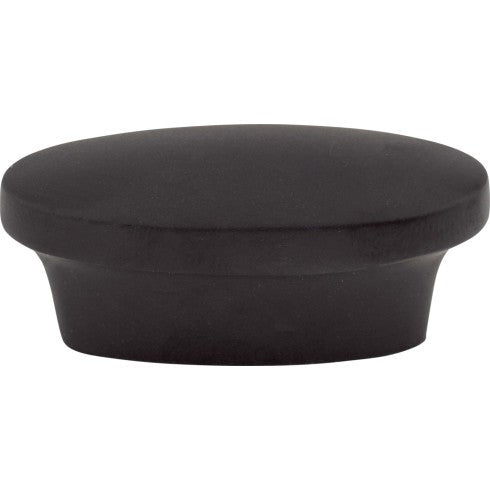 Top Knobs Oval Pull 5/8" c-c in Flat Black