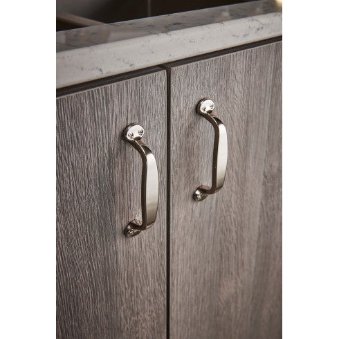 Top Knobs Trunk Pull 3 3/4" c-c in Brushed Satin Nickel