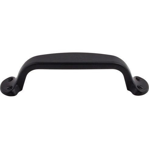 Top Knobs Trunk Pull 3 3/4" c-c in Flat Black