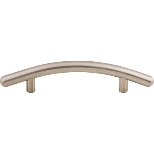 Top Knobs Curved Bar Pull 3 3/4" c-c in Brushed Satin Nickel