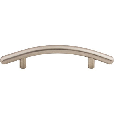 Top Knobs Curved Bar Pull 3 3/4" c-c in Brushed Satin Nickel