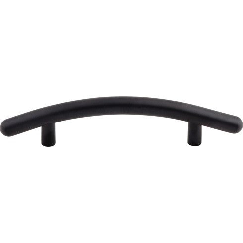 Top Knobs Curved Bar Pull 3 3/4" c-c in Flat Black