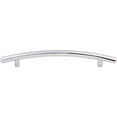 Top Knobs Curved Bar Pull 6 5/16" c-c in Polished Chrome