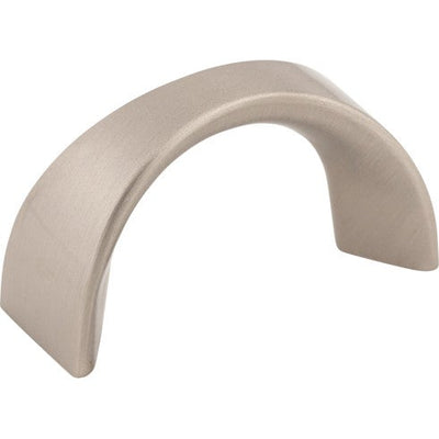 Top Knobs Crescent U-Pull in Brushed Satin Nickel