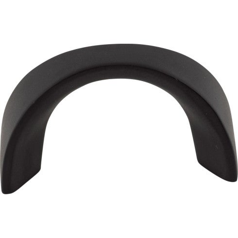 Top Knobs Crescent U-Pull in Flat Black