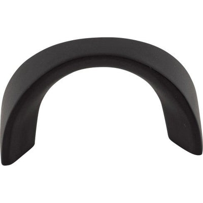 Top Knobs Crescent U-Pull in Flat Black