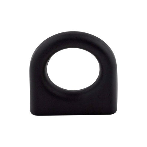 Top Knobs Ring Pull 5/8" c-c in Flat Black