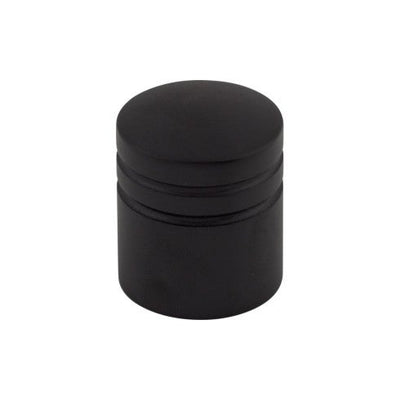 Top Knobs Stacked Knob 1" in Flat Black