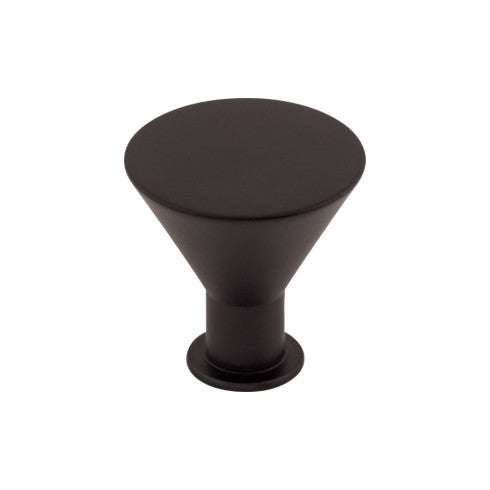 Top Knobs Cocktail Knob 1 3/16" in Flat Black