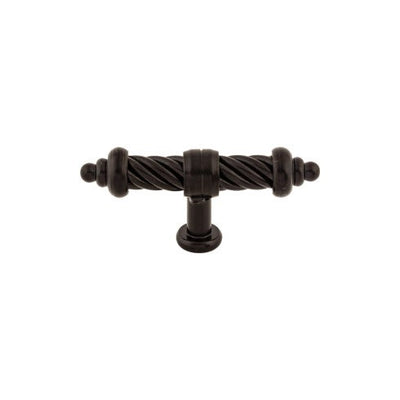 Top Knobs T-Shaped Twist Knob 3 5/8" in Patina Black
