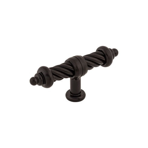 Top Knobs T-Shaped Twist Knob 3 5/8" in Patina Black