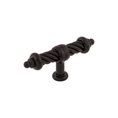 Top Knobs T-Shaped Twist Knob 3 5/8" in Patina Black