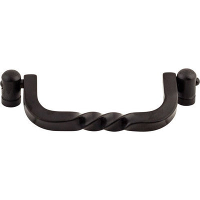 Top Knobs Twist Drop Pull 3 3/4" c-c in Patina Black