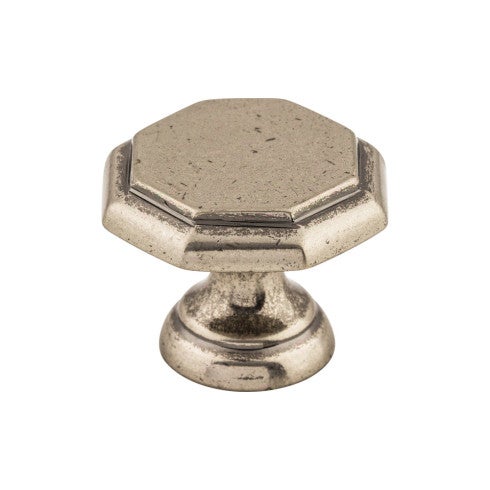 Top Knobs Devon Knob 1 1/4" in Pewter Antique