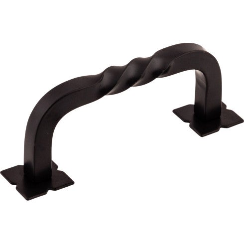 Top Knobs Normandy Twist Pull 3" c-c in Patina Black