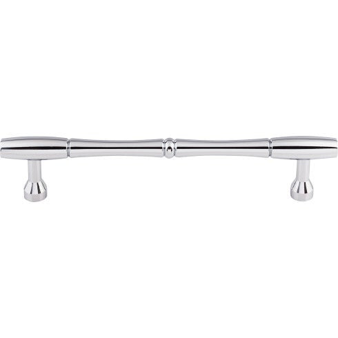Top Knobs Nouveau Bamboo D Pull 7" c-c in Polished Chrome