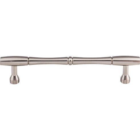 Top Knobs Nouveau Bamboo D Pull 7" c-c in Brushed Satin Nickel