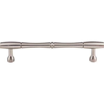 Top Knobs Nouveau Bamboo D Pull 7" c-c in Brushed Satin Nickel