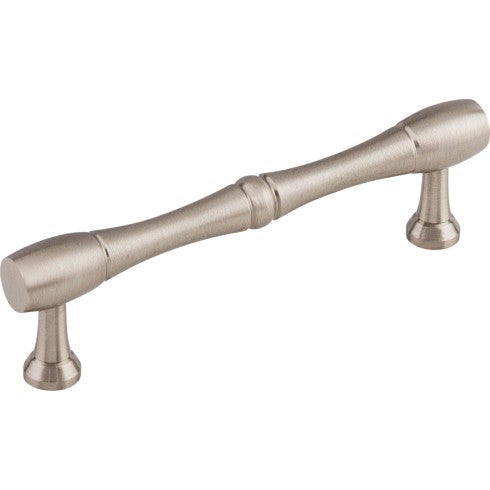 Top Knobs Nouveau Bamboo D Pull 3 3/4" c-c in Brushed Satin Nickel