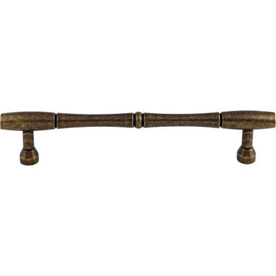 Top Knobs Nouveau Bamboo D Pull 7" c-c in German Bronze