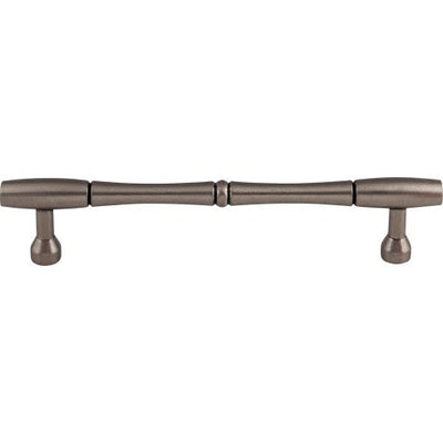 Top Knobs Nouveau Bamboo D Pull 7" c-c in Pewter Antique
