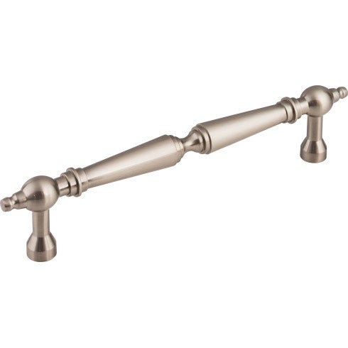 Top Knobs Asbury D Pull 7" c-c in Brushed Satin Nickel