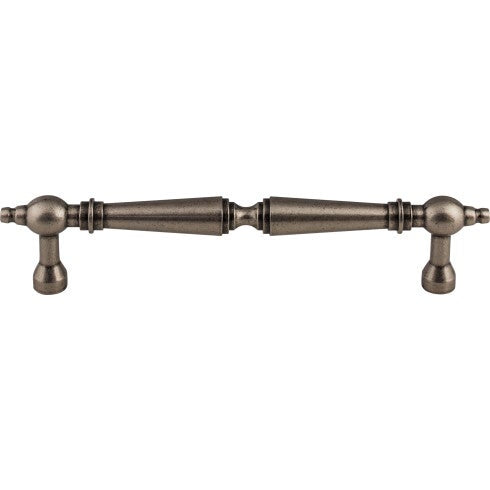 Top Knobs Asbury D Pull 7" c-c in Pewter Antique