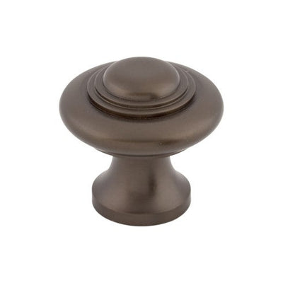 Top Knobs Ascot Knob 1 1/4" in Oil Rubbed Bronze
