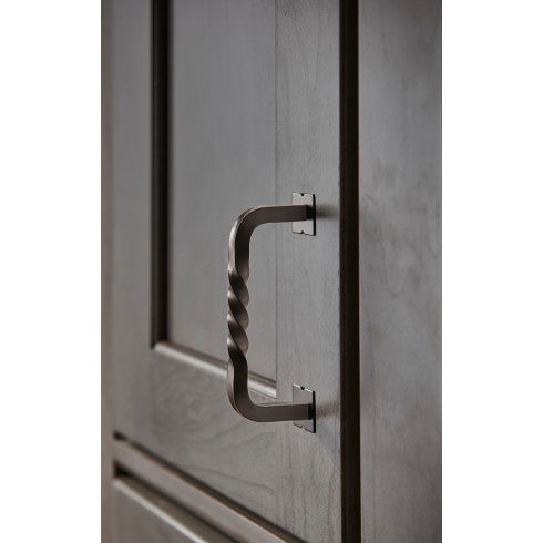 Top Knobs Square Twist D Pull 3" c-c in Oil Rubbed Bronze